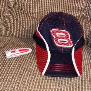 Dale Earnhardt hat and knife